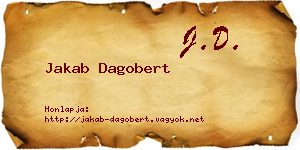 Jakab Dagobert névjegykártya